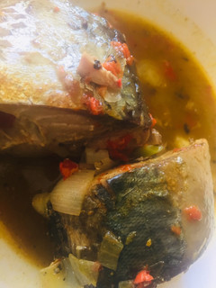A picture of Fish pepper soup.