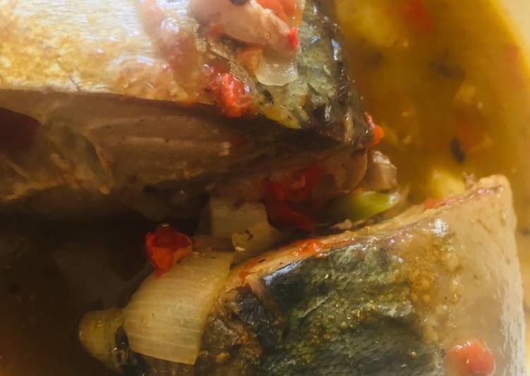 Steps to Prepare Speedy Fish pepper soup