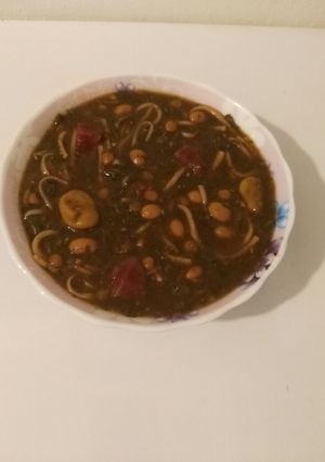 عکسی از دستور آش ترش