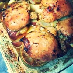 A picture of Chicken and Potato Bake.