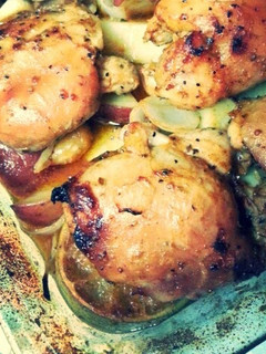 A picture of Chicken and Potato Bake.