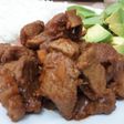 10 minutes pork with stewed apples