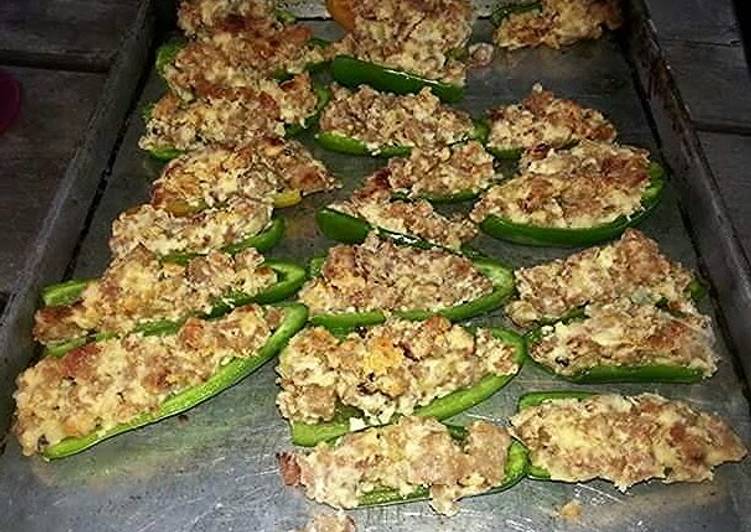 Stuffed With "Yum" Jalapenos