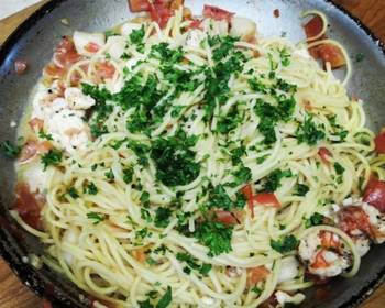 Fresh, Cooking Recipe Lobster Spaghetti Savory Delicious