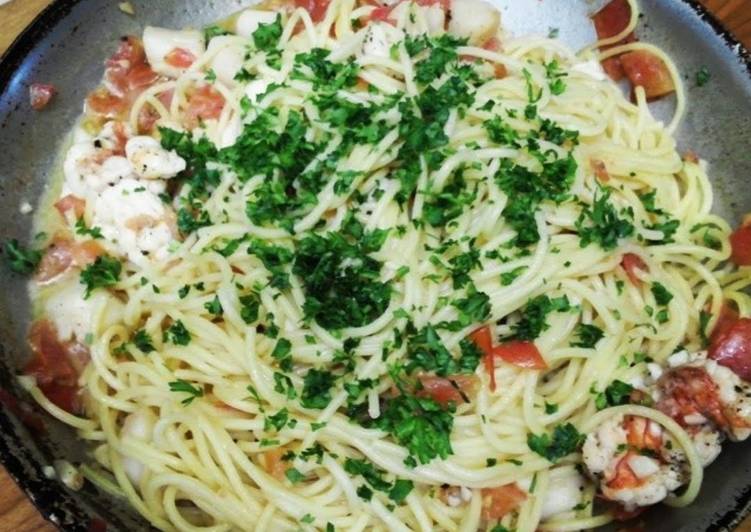 Recipe of Homemade Lobster Spaghetti