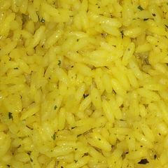 A picture of Simple yellow rice.