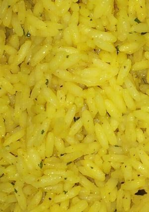 A picture of Simple yellow rice.