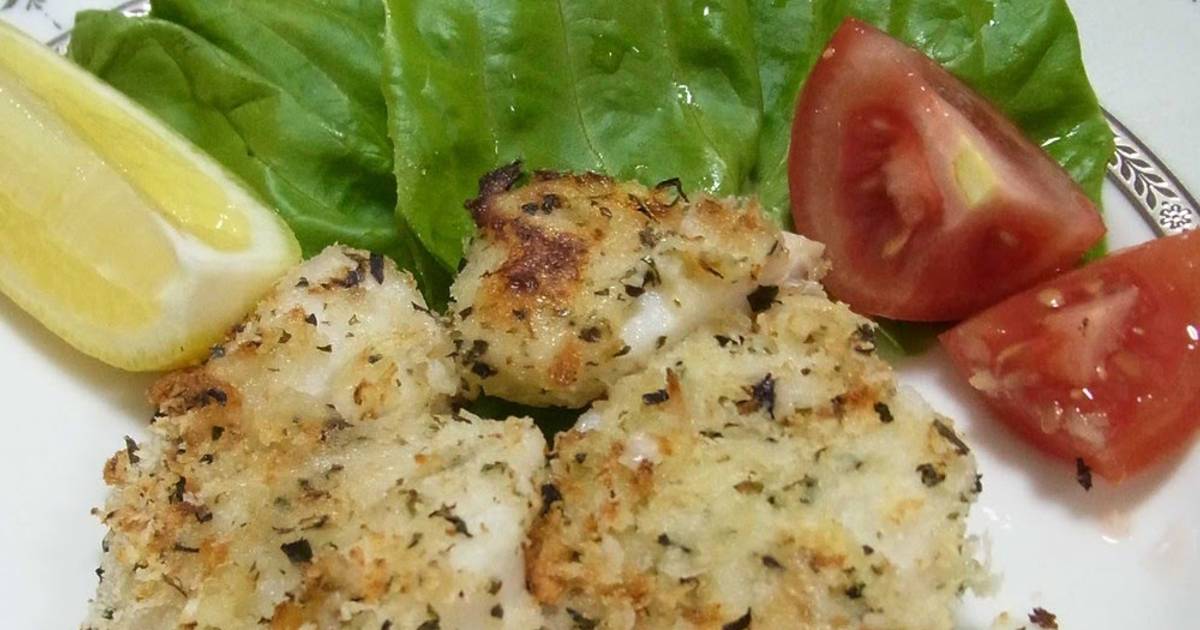 Low Calorie Baked Cod with Herbs and Panko Recipe by cookpad.japan