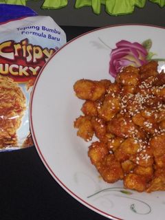 Foto resep Chicken popcorn asam manis