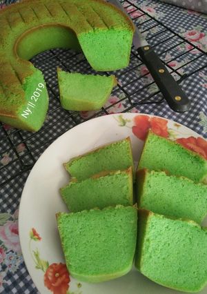 Foto resep Cake pandan putih telur