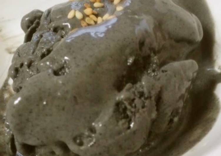 Simple Way to Make Ultimate Dairy-free Tofu and Black Sesame Ice Cream