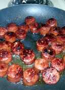 Pepsi caramelized beef Kielbasa