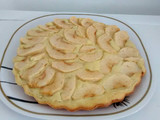 Torta con harina integral de manzana para diabéticos