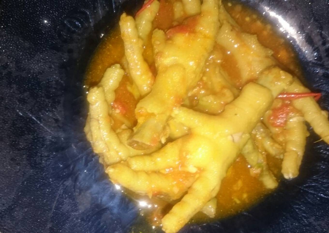 Ceker bumbu sarden ala rika