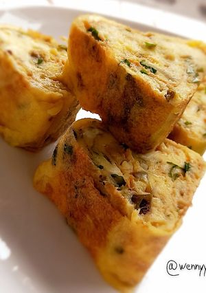 Foto resep Telur Gulung Daun Kelor
