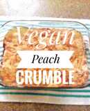 Vegan Peach Crumble 🍑