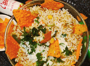 A picture of Mexican Burrito Bowl / Mexican Rice Bowl.