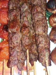 صورة لوصفة كباب مشوي بالفرن