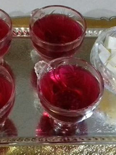عکسی از دستور ژله چای قند پهلو