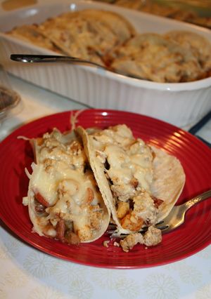 A picture of Oven-Baked Breakfast Tacos.