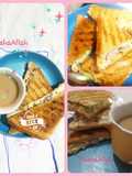Herby cheezy grillpan sandwich
