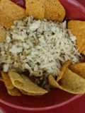 Beef Salsa with Tortillas to dip