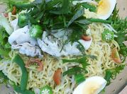A picture of ramen noodle salad