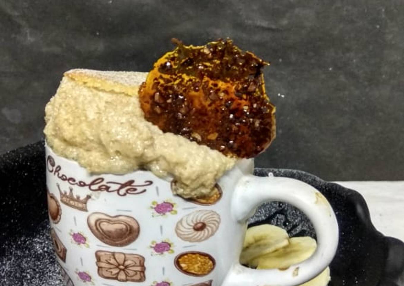 Peanut Butter Banana Soufflé