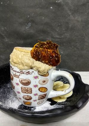 A picture of Peanut Butter Banana Soufflé.