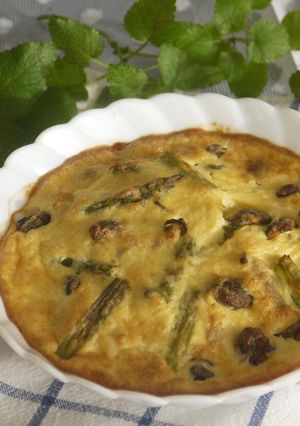 A picture of Fluffy Tofu au Gratin with Canned Mackerel.