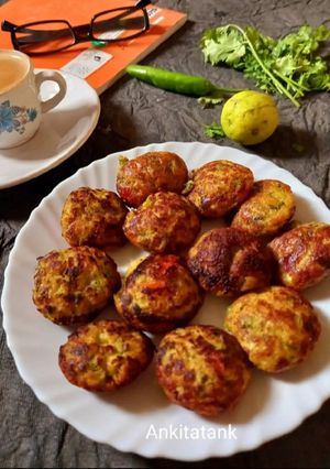 A picture of Leftover moong dal Khichdi Appam - healthy.