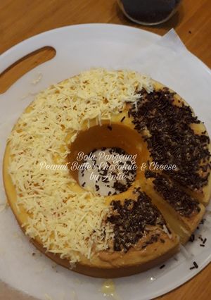 Foto resep Bolu Panggang Peanut Butter Chocolate & Cheese