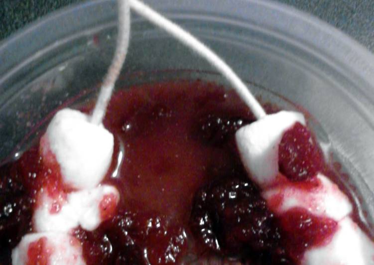 Step-by-Step Guide to Make Appetizing " Used Tampons " halloween cherry marshmallows