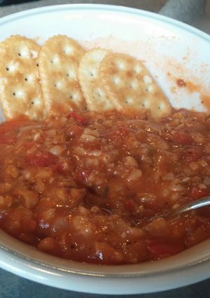 A picture of Stuffed Pepper Soup.