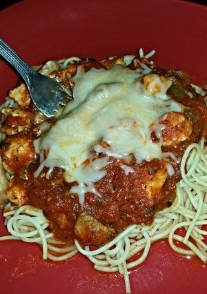 A picture of Chicken Spaghetti.