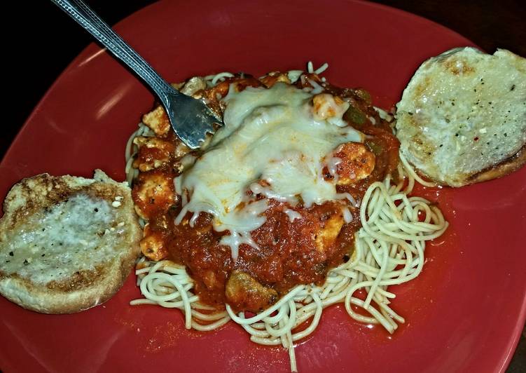 Recipe of Homemade Chicken Spaghetti