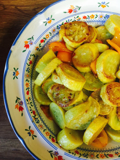 A picture of Summer Squash And Sweet Pepper Medley.