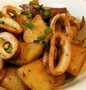 Simple Way Prepare Recipe Squid Stir-Fried with Buttered Potatoes that is Perfect, Addictive}