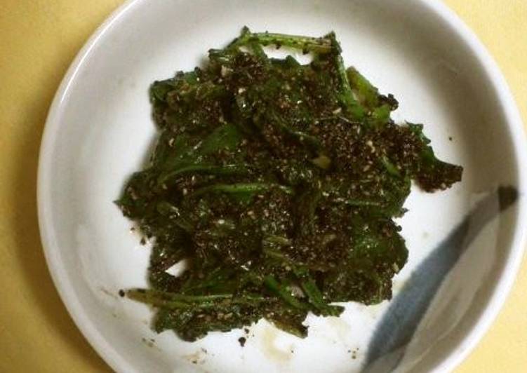 Simple Spinach with Sesame Seeds