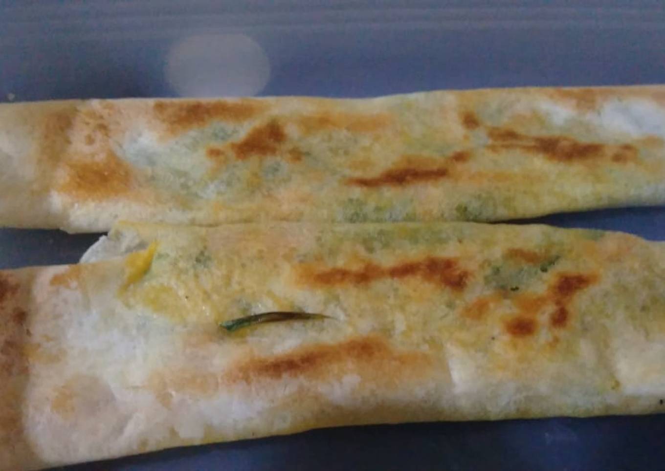 Martabak sosis rasa kare telor 1