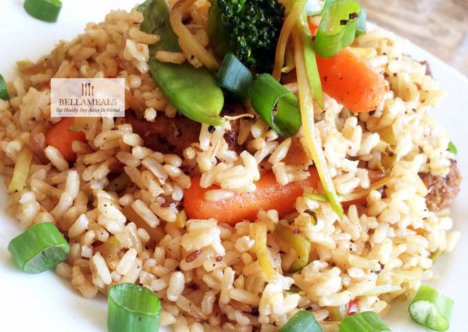 Recipe of Quick Healthy Mixed Brown Rice