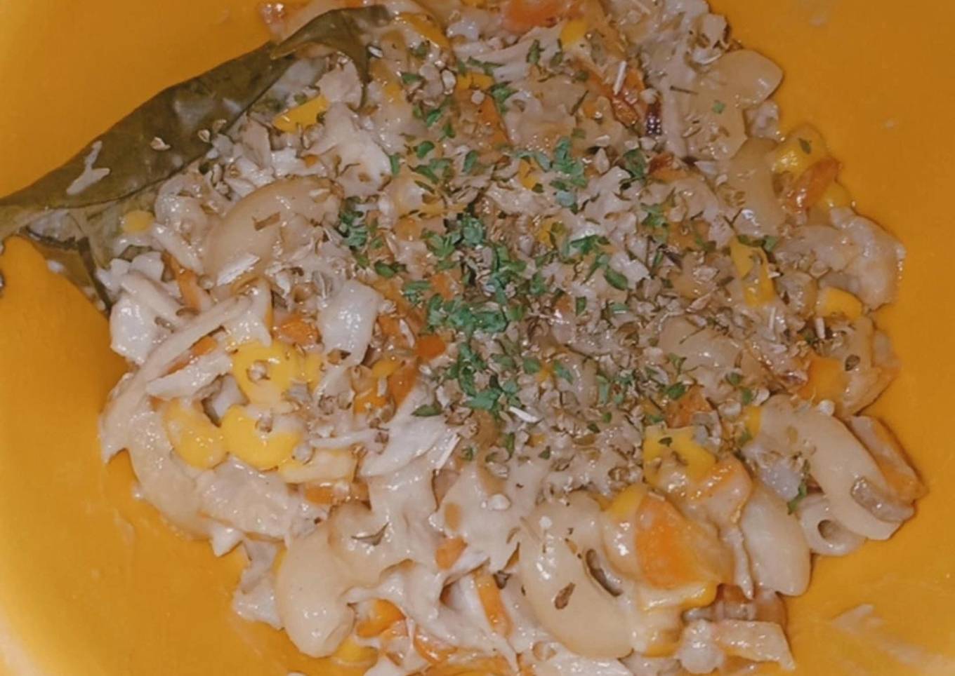 Creamy Macaroni Chicken w/ Corn - MPASI 8+