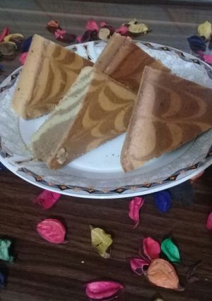 عکسی از دستور کیک‌ زبرا