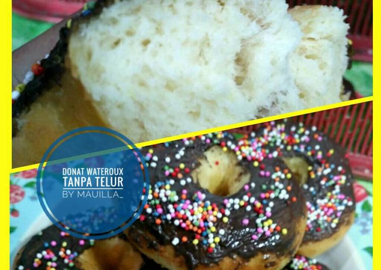 Donat empuk wateroux tanpa telur by mauilla