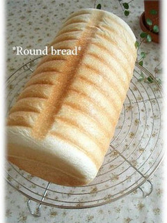 A picture of Basic Round Bread made in a Moravian Loaf Pan.