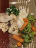 Catfish and rice