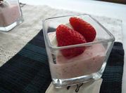 A picture of strawberry gelatin