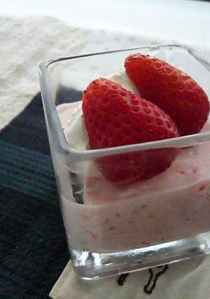 A picture of Strawberry Mousse.