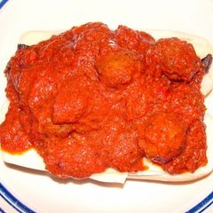 A picture of taisen's meatball sub.