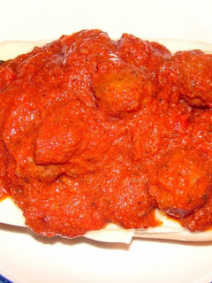 A picture of taisen's meatball sub.